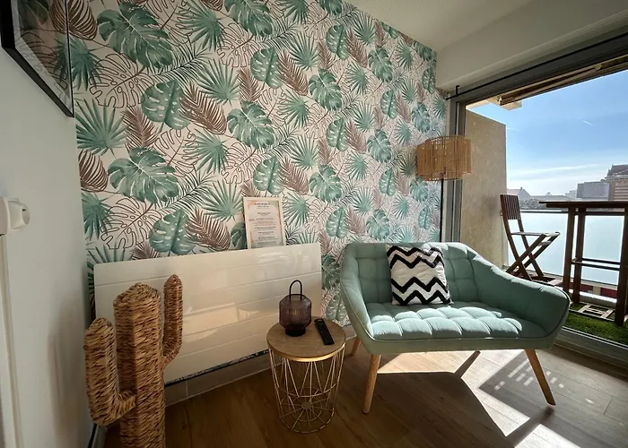 Cosy Avec Vue Sur L'ocean Lejlighed